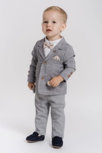 LaFerio Antiga LaFerio Antiga Jungenanzug + Bodyhemd + Fliege