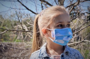 xBREATHE CLOUD BLUE Wiederverwendbarer Premium-Filter für Masken HEPA 2x