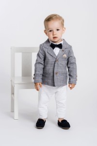 LaFerio Antiga Jungenanzug + Bodyhemd + Fliege