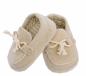 Schuhe Mokassins für einen Jungen zur Taufe 6628 hellbeige